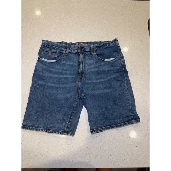 U.S. Polo Assn. Other - US Polo Assn Mens Denim Shorts Blue Medium Wash W40 Casual Jean Shorts
